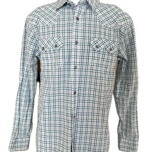 Cody James Long Sleeve Button Up Western Shirt. Size Large